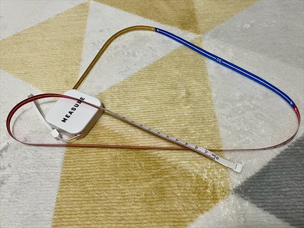 メルカリ発送がはかどるアイテム、専用メジャーの画像。